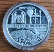 10 zł (1997) - Św. Wojciech - 1000-lecie męczeńskiej śmierci