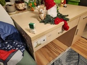 Biurko 75x120x60 jasny brąz 