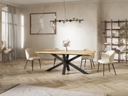 STÓŁ DĘBOWY LITY DĄB RUSTIC NOGI PAJĄK LOFT