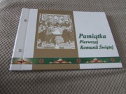 album pamiątka pierwszej Komunii komunia