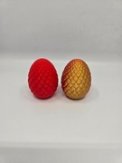 Smocze Jajko 3D – Pojemnik / Dekoracja – Czerwony filament
