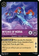 Disney LORCANA Witches of Morva Orddu, Orwen, and Orgoch 11WSP #57