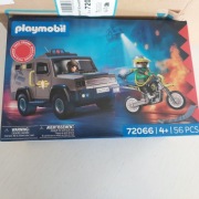 Playmobil Policja Pojazd taktyczny SWAT Motocykl Figurki zestaw Akcesoria