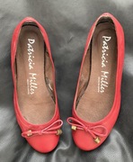 Balerinki skóra naturalna roz 38