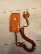 Maszynka zabytkowa do golenia Braun 5650 Pomarańczowa lata 1970 