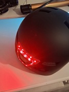 Kaski rowerowe hulajnoga świecące przód tył