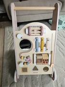 Drewniany Pchacz VIGA PolarB Chodzik Różowy Edukacyjny