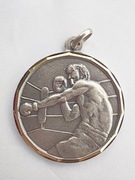 Medal srebro fi 40 mm - boks