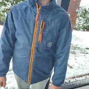 Kurtka ocieplana 134 pomarańczowa podszewka