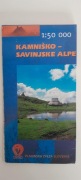 Mapa Alpy Kamnicko - Sawińskie (Planinska Zveza) SK