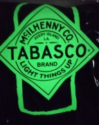 T-shirt tabasco czarny Man świecący w ciemności