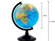 EXERZ Globus Mapa Świata po Hiszpańsku 14 cm