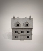 Kamienica, budynek z czasów II wojny światowej w skali 1:120