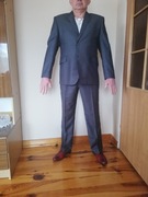 Szary garnitur XL na 178 cm 