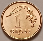 1 gr grosz 1992 r.-  b. ładny