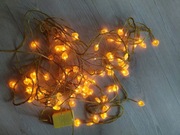 Śliczne lampki serduszka żółte cztery i pół metra plus kabel 9 m z Holandii