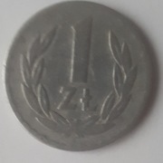 Moneta 1 zl z 1957 r. - RZADKA.