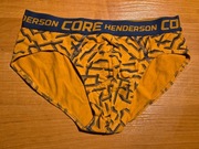 Slipy Henderson Core Pomarańczowe z paskiem rozmiar M