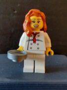 Lego Minifigurka Szefowa Kuchni Z Patelnią