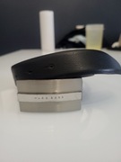 Pasek skórzany męski hugo boss czarny 80