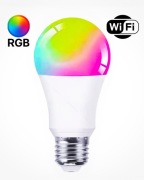 Inteligentna Żarówka LED WiFi Tuya E27 RGB 15W Mocna Smart Life Google Home