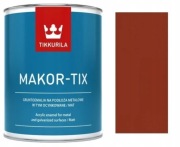 Tikkurila MAKOR-TIX Czerwony Tlenkowy 1L gruntoemalia na dachy, stal %