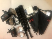 Tanio!!! Zestaw lamp studyjnych Elfo 300 za 1400zł