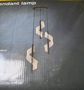 Lampa wisząca LED Spiralna z 3 głowicami 