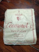 Zabytkowy puder do stóp Cremonol Niemcy ok 1950