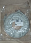 Kabel krosowy patchcord U/UTP kat.5e CCA szary 15m