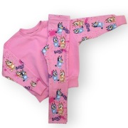 Komplet dres bluza oversize i legginsy Bluey roz. 110 Produkt POLSKI