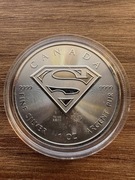 Australia, 1 oz 5 Dolarów Superman 2016 Mennicza Rzadka