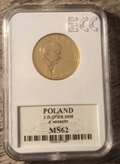 2 zł Zbigniew Herbert, 2008 r. - Grading !! MS 62