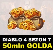 DIABLO 4 [ SEZON 7 ] GOLD ZŁOTO 50 MILIONÓW GOLDA SEZON WIEDŹM