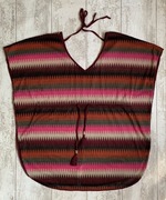 Stylowe Damskie Siateczkowe Ponczo Missoni Boho Plaża XS XL Oversize Nowe !