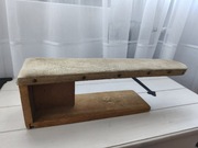 Stary prasulec, rękawnik, deska do prasowania z PRL