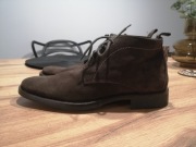 Męskie skórzane trzewiki 41