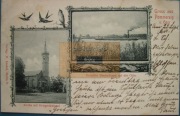 POMORSKO K.ZIELONA GÓRA SULECHÓW CIGACICE - STATEK PAROWY NA ODRZE - 1901