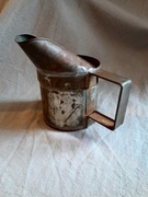 Stara kwarta do zboża, miara, kubek, puszka, blaszka, blaszanka