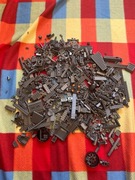 Lego mix szarych klocków, 1.1 KG