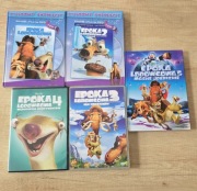 Epoka lodowcowa 1, 2, 3, 4, 5