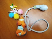 Zabawka dla kota wędka ruszająca się ryba 