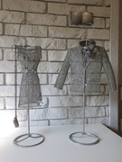 Manekin stojak wieszak na biżuterię 2szt. w komplecie 