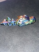 Czaszka w kolorze carnival