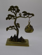LASODY Orientalny Metalowy Uchwyt na Kadzidełka z Motywem Sosny (7)