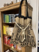 Torba z juty z podszewką