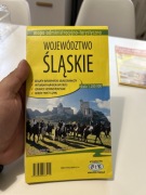 WOJEWÓDZTWO ŚLĄSKIE MAPA ADMINISTRACYJNO TURYSTYCZ
