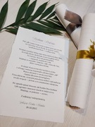 List – Podziękowanie dla Rodziców / Dziadków / Dziecka 