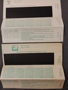 Kupon kupony Totalizator Sportowy oryginał z epoki 