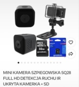 Kamerka szpiegowska mini - nowa 